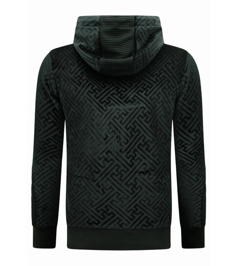 True Rise Joggingpak voor Heren - Teddy Huispak - 1117 - Zwart