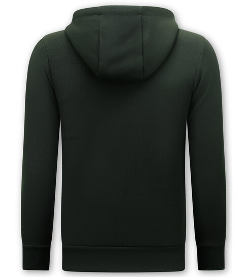 True Rise Heren Trainingspakken - Joggingspak Heren - 147 - Zwart/Groen