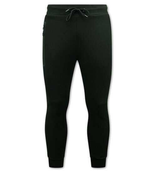 True Rise Heren Trainingspakken - Joggingspak Heren - 147 - Zwart/Groen