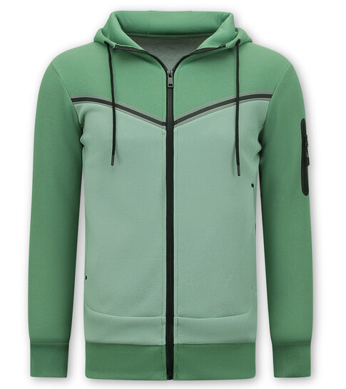 True Rise Heren Tracksuit - Joggingpak Heren Volwassenen - 147 - Groen