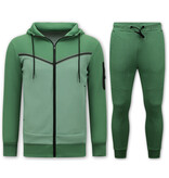 True Rise Heren Tracksuit - Joggingpak Heren Volwassenen - 147 - Groen