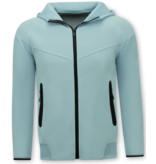 True Rise Heren Trainingspakken Volwassenen - Joggingpak voor Mannen - 148 - Blauw