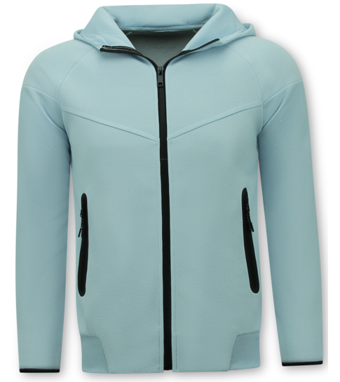 True Rise Heren Trainingspakken Volwassenen - Joggingpak voor Mannen - 148 - Blauw