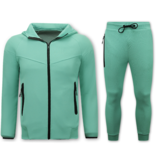 True Rise Joggingpak Heren Volwassenen - Heren Huispak - 148 - Groen