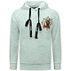 Hoodie Heren met Capuchon - Popeye - Wit