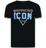 True Rise Zomerset Heren ICON - Twinset ICON - Combisets - 11818 - Zwart/ Blauw
