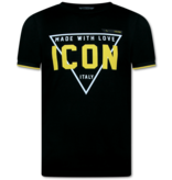 Top Star Zomerset Heren ICON - Twinset ICON - Combisets - 11818 - Zwart/ Geel