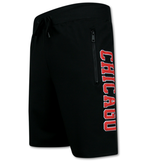 True Rise BULLS  Zomer set Heren - Twinset BULLS - Combisets - 1685 - Rood/ Zwart