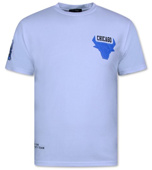 True Rise BULLS  Zomerset Heren - Twinset BULLS - Combisets - 1685 - Wit/ Zwart