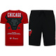 BULLS  Zomerset Heren - Twinset BULLS - Combisets - 1685 - Rood