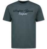 Top Star Oversized T shirt Heren  - Tupac Shakur - T shirt Heren met Print  -  Heren Tshirt met Opdruk -  672 - Grijs