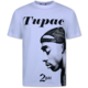 2Pac - Heren Tshirt met Opdruk  - T shirt Heren met Print - Funny Shirt  - 663 - Wit