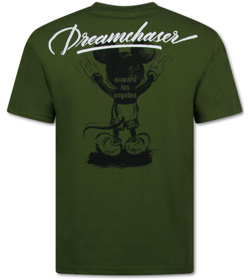 TopStar Oversized T shirt Heren - Tshirts Heren Grappig - DreamChaser - 687 - Groen