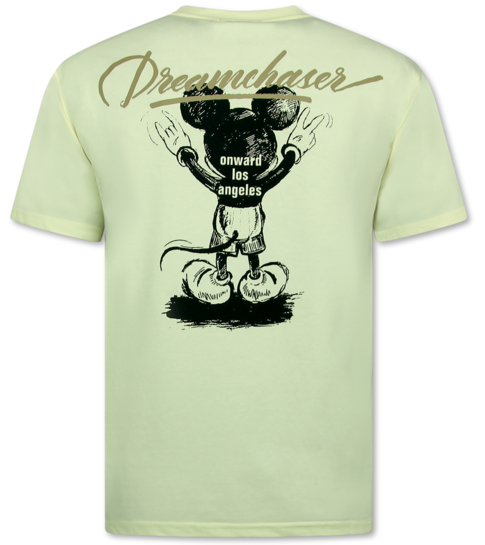 True Rise Oversized T shirt Heren - Heren Tshirt met Opdruk - DreamChaser - 687- Beige