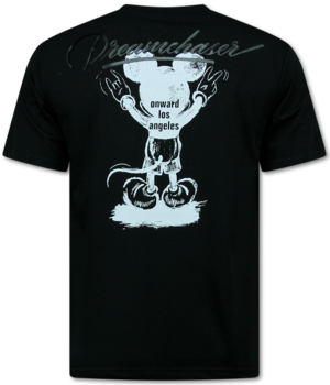 True Rise Oversized T shirt Heren - T shirt Heren met Print - DreamChaser - 687 - Zwart