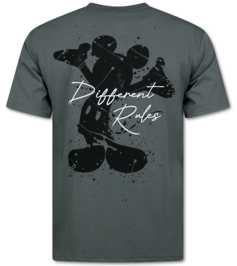 True Rise Tshirts Heren Grappig - Oversized T shirt Heren  - T shirt Heren met Print - Funny Shirt  - 689 - Grijs