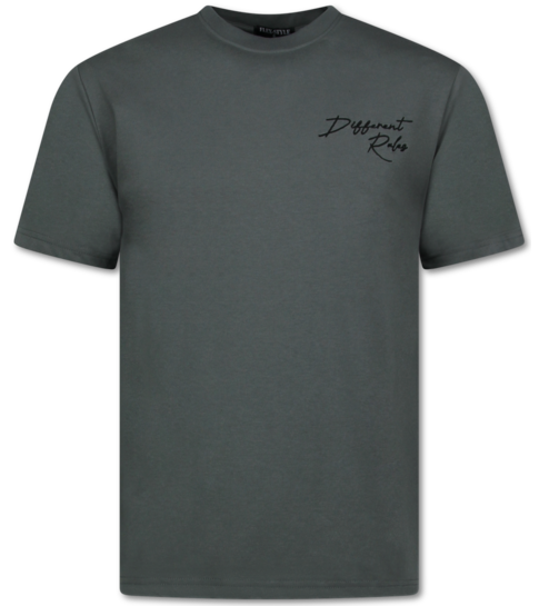 True Rise Tshirts Heren Grappig - Oversized T shirt Heren  - T shirt Heren met Print - Funny Shirt  - 689 - Grijs