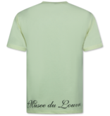 True Rise Heren Tshirt met Opdruk - Oversized T shirt Heren - Mouse - 699 - Geel