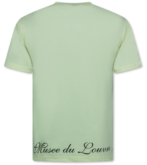 True Rise Heren Tshirt met Opdruk - Oversized T shirt Heren - Mouse - 699 - Geel