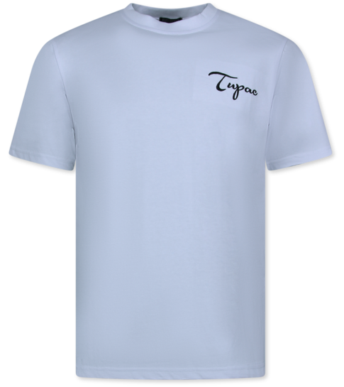 True Rise Tupac -  Oversized T shirt Heren  -T shirt Heren met Print - Funny Shirt  - 697 - Wit