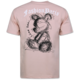 Heren Tshirt met Opdruk  - Oversized T shirt Heren - T shirt Heren Grappig - Bear - 691 - Roze