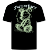 True Rise T shirt Heren Oversized  - T shirt met Print Heren - T shirt Heren met Print Grappig - Bear - 691 - Zwart