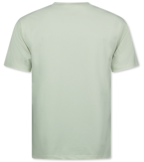 True Rise T shirt Heren Oversized  - Effen T-shirt  Blanco - 6530 - Beige