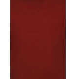 True Rise T shirt Heren Oversized  - Effen T-shirt  Blanco - 6530 - Bordeaux