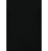 True Rise T shirt Heren Oversized  - Effen T-shirt  Blanco - 6530 - Zwart