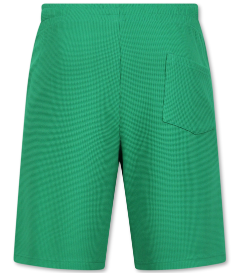 ENOS Zomerset Heren - Ribbed  Oversized - Two Piece Setje - Twinset - Co ord Set - 918 - Groen
