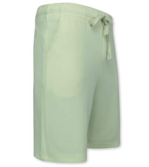 ENOS Zomerset Heren - Ribbed  Oversized - Two Piece Setje - Twinset - Co ord Set - 918 - Beige