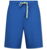ENOS Zomerset Heren - Ribbed  Oversized - Two Piece Setje - Twinset - Co ord Set - 918 - Blauw