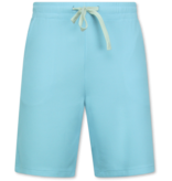 ENOS Zomer Set Heren - Ribbed  Oversized - Two Piece Setje - Twinset - Co ord Set - 918 - Turquoise