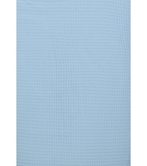 ENOS  Ribbed  Oversized  Shirt - Zomerset Heren - Two Piece Setje - Co ord Set - 0095 - Blauw