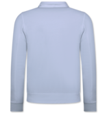 Baker's Heren Vesten met Rits  - Zonder Capuchon - Sweatvest Heren - 579 - Wit
