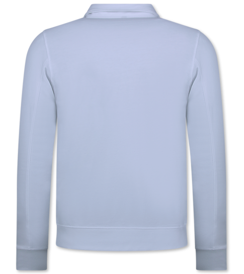 Baker's Heren Vesten met Rits  - Zonder Capuchon - Sweatvest Heren - 579 - Wit