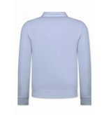 Baker's Heren Vesten met Rits  - Zonder Capuchon - Sweatvest Heren - 579 - Wit