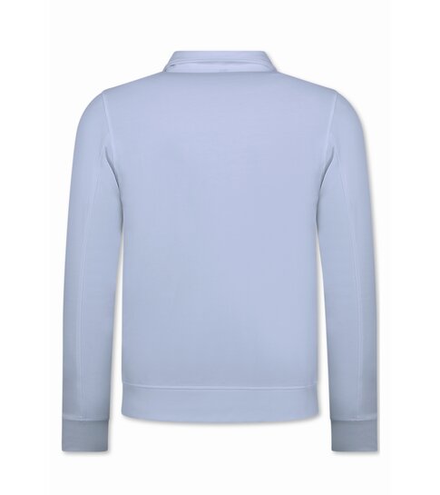 Baker's Heren Vesten met Rits  - Zonder Capuchon - Sweatvest Heren - 579 - Wit