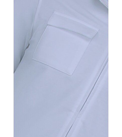 Baker's Heren Vesten met Rits  - Zonder Capuchon - Sweatvest Heren - 579 - Wit