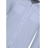 Baker's Heren Vesten met Rits  - Zonder Capuchon - Sweatvest Heren - 579 - Wit