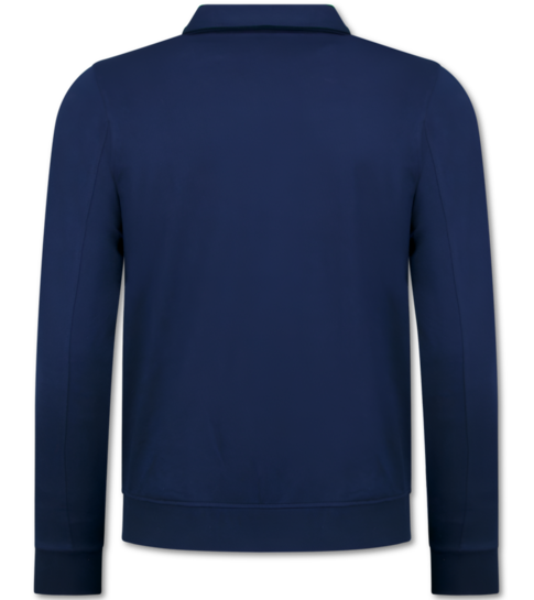 Baker's Heren Vesten met Rits  - Zonder Capuchon - Sweatvest Heren - 579 - Blauw