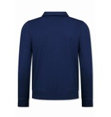 Baker's Heren Vesten met Rits  - Zonder Capuchon - Sweatvest Heren - 579 - Blauw