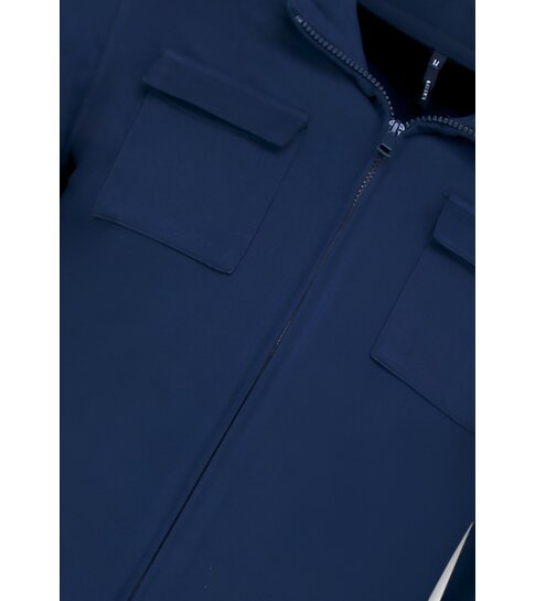 Baker's Heren Vesten met Rits  - Zonder Capuchon - Sweatvest Heren - 579 - Blauw