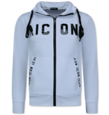 TopStar ICON Joggingpak -  Trainingspakken Heren - ICON Huispak Heren -  11575 - Wit
