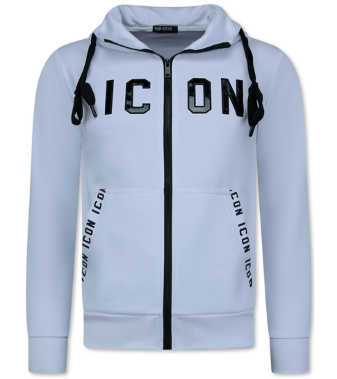TopStar ICON Joggingpak -  Trainingspakken Heren - ICON Huispak Heren -  11575 - Wit