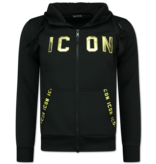 True Rise Joggingpak ICON -  Trainingspakken Heren - ICON Huispak Heren -  11575 - Zwart/ Goud