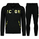 Joggingpak ICON -  Trainingspakken Heren - ICON Huispak Heren -  11575 - Zwart/ Goud