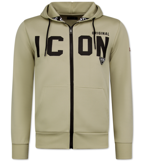 True Rise ICON Joggingpak Heren -  Trainingspak Volwassenen - Huispak - Set Heren -  11677 - Bruin