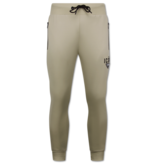 True Rise ICON Joggingpak Heren -  Trainingspak Volwassenen - Huispak - Set Heren -  11677 - Bruin