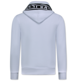 True Rise  ICON  Joggingpakken Heren  - Trainingspakken  - Huispakken Heren Volwassenen -  11759 - Wit/Zwart